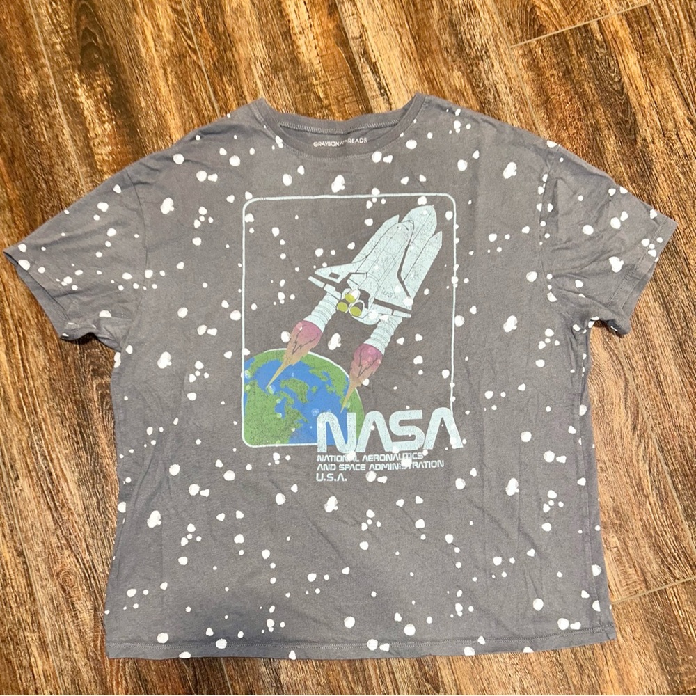 Grayson‎ Threads Gray NASA Space Shuttle Tee